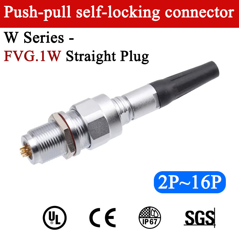 Push Fit Connector - Conector Circular Sellado a Prueba de