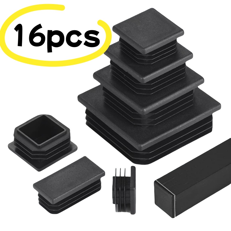 Plastic Pipe Clip - 16 Uds. Tapa ciega de plástico