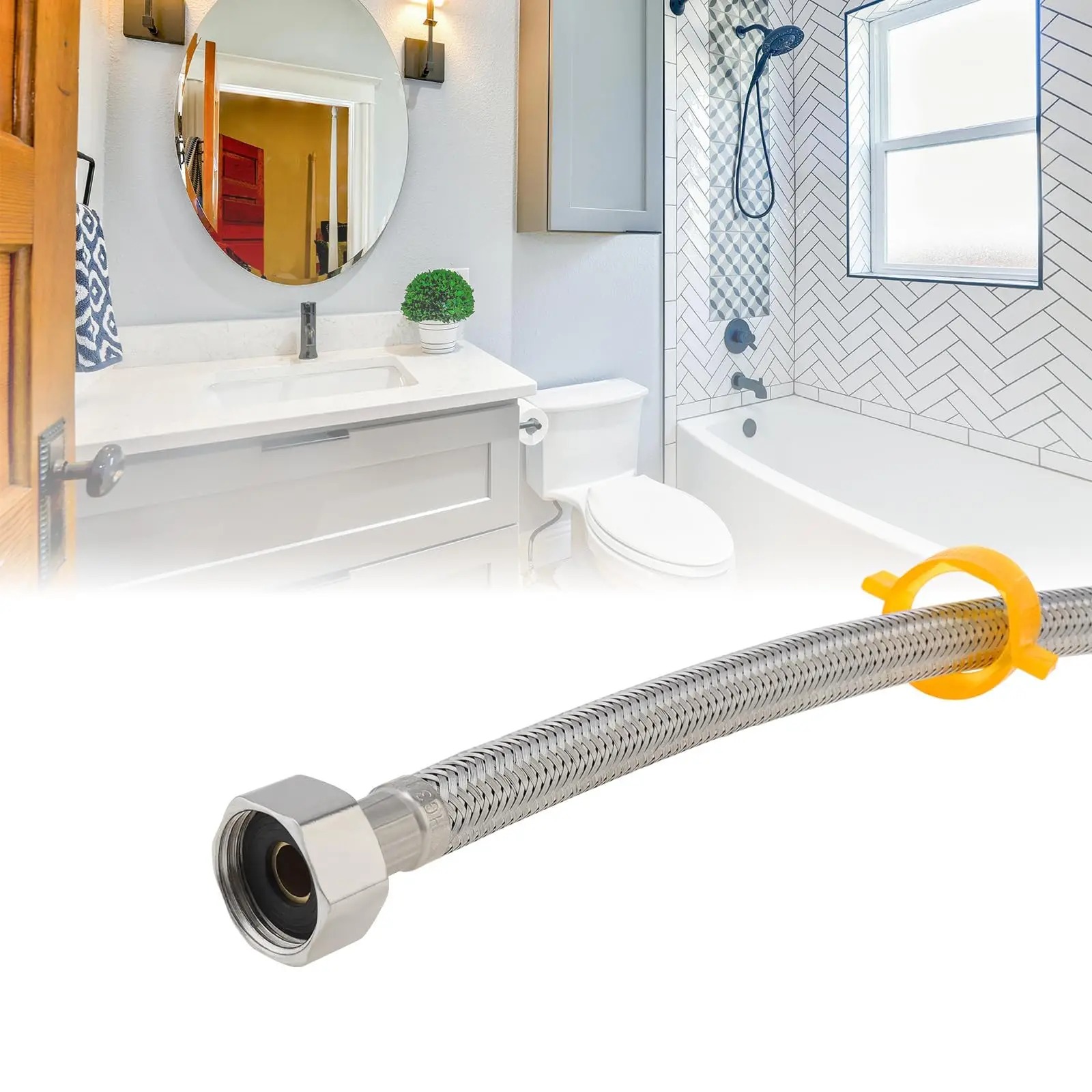 Flexible Hose Braided - Manguera trenzada flexible de acero inoxidable