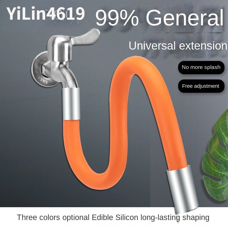 Silicone Tap Washer - Extensor de grifo ajustable de 1/2