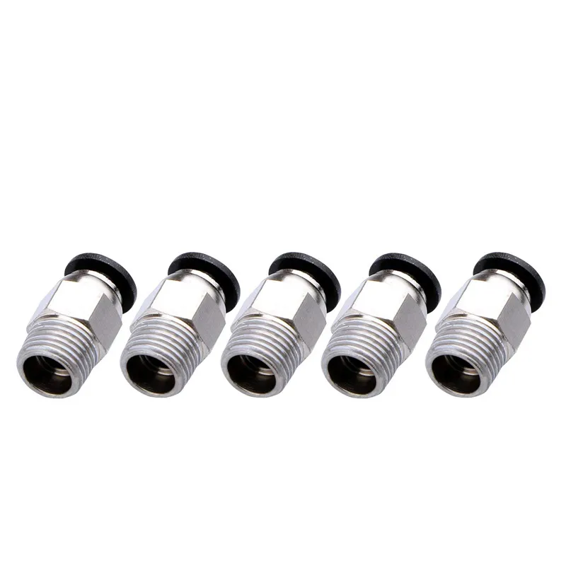 Ptfe Tape Thread - 10 unidades/lote Conector neumático rápido PC4-M6