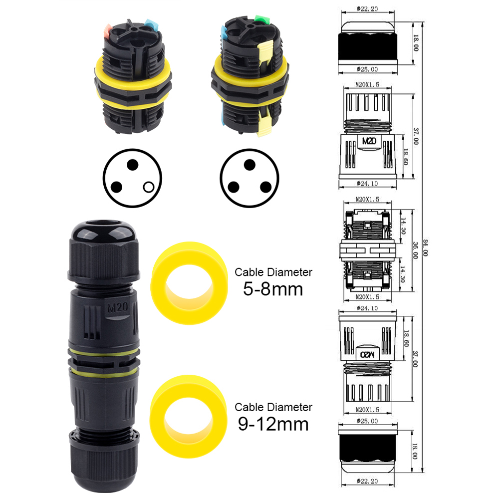 1 Uds. Conectores de cable ada - Push Fit Connector reseña y precio