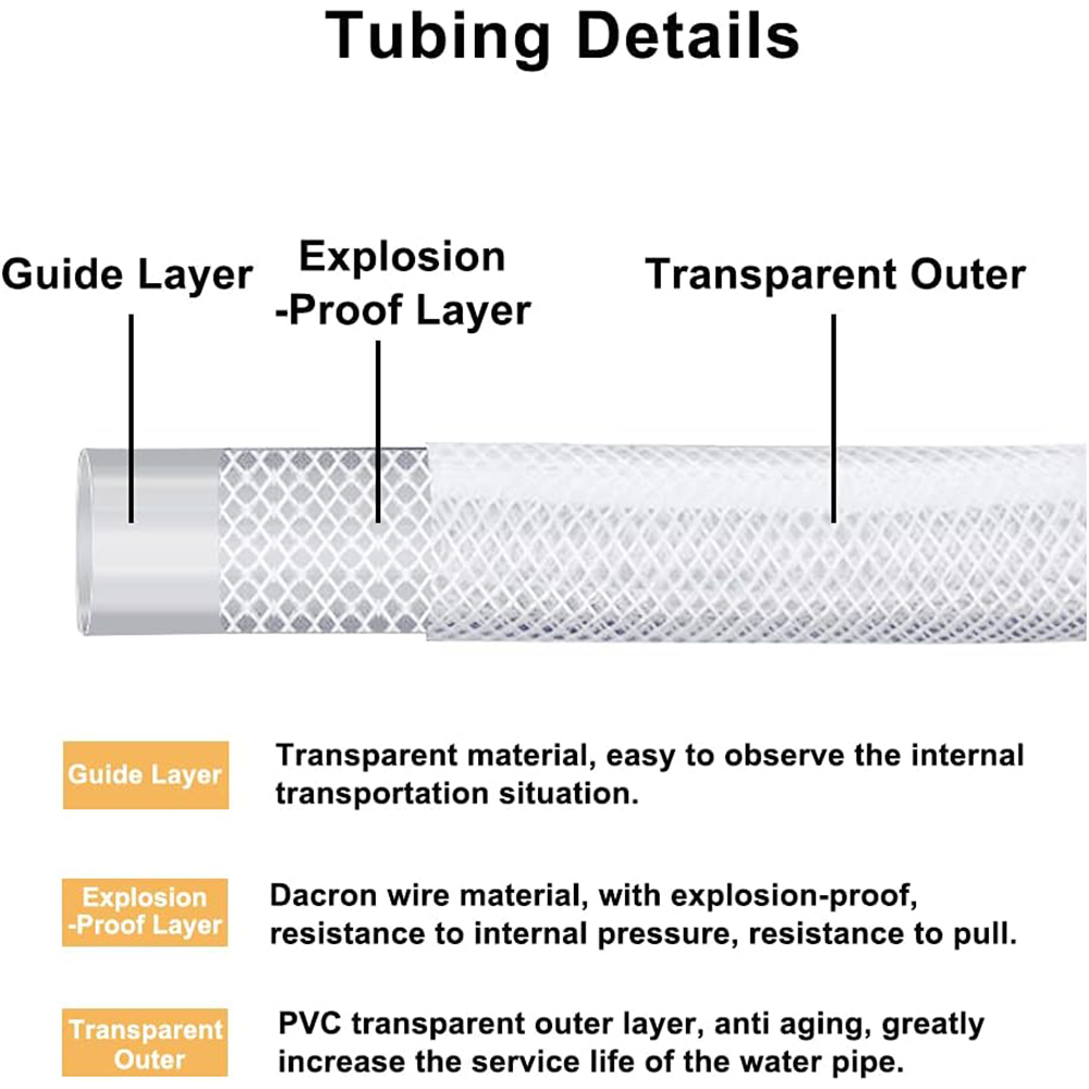 Tubo de vinilo flexible de PVC - Flexible Hose Braided reseña y precio
