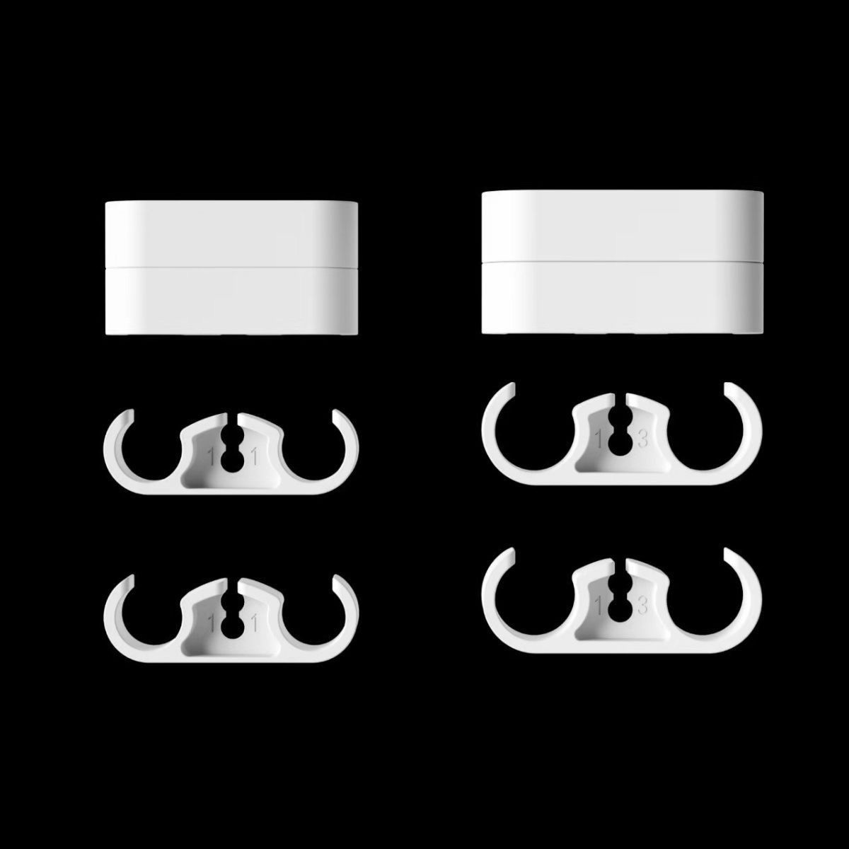 Clip organizador de cables par - Plastic Pipe Clip reseña y precio