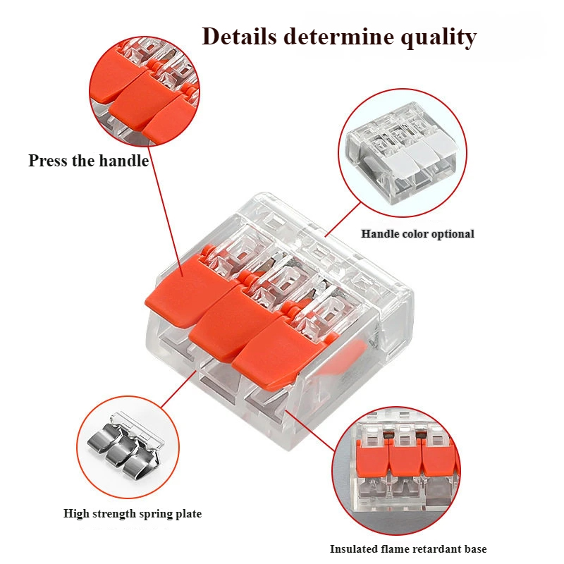 Kit de 75 Conectores de Cable  - Push Fit Connector reseña y precio
