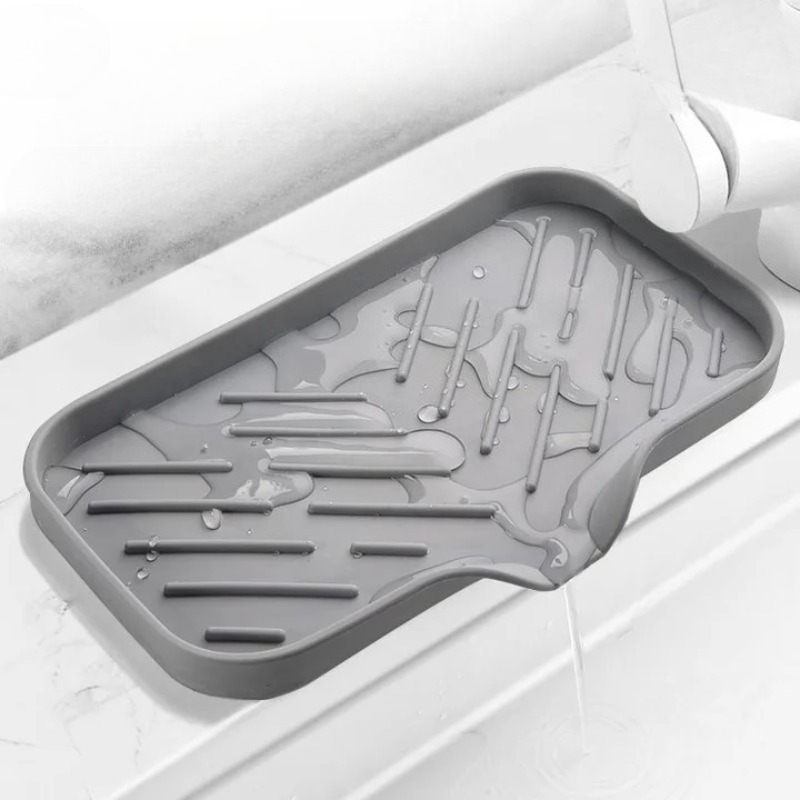 Soporte de jabón autodrenante  - Silicone Tap Washer reseña y precio