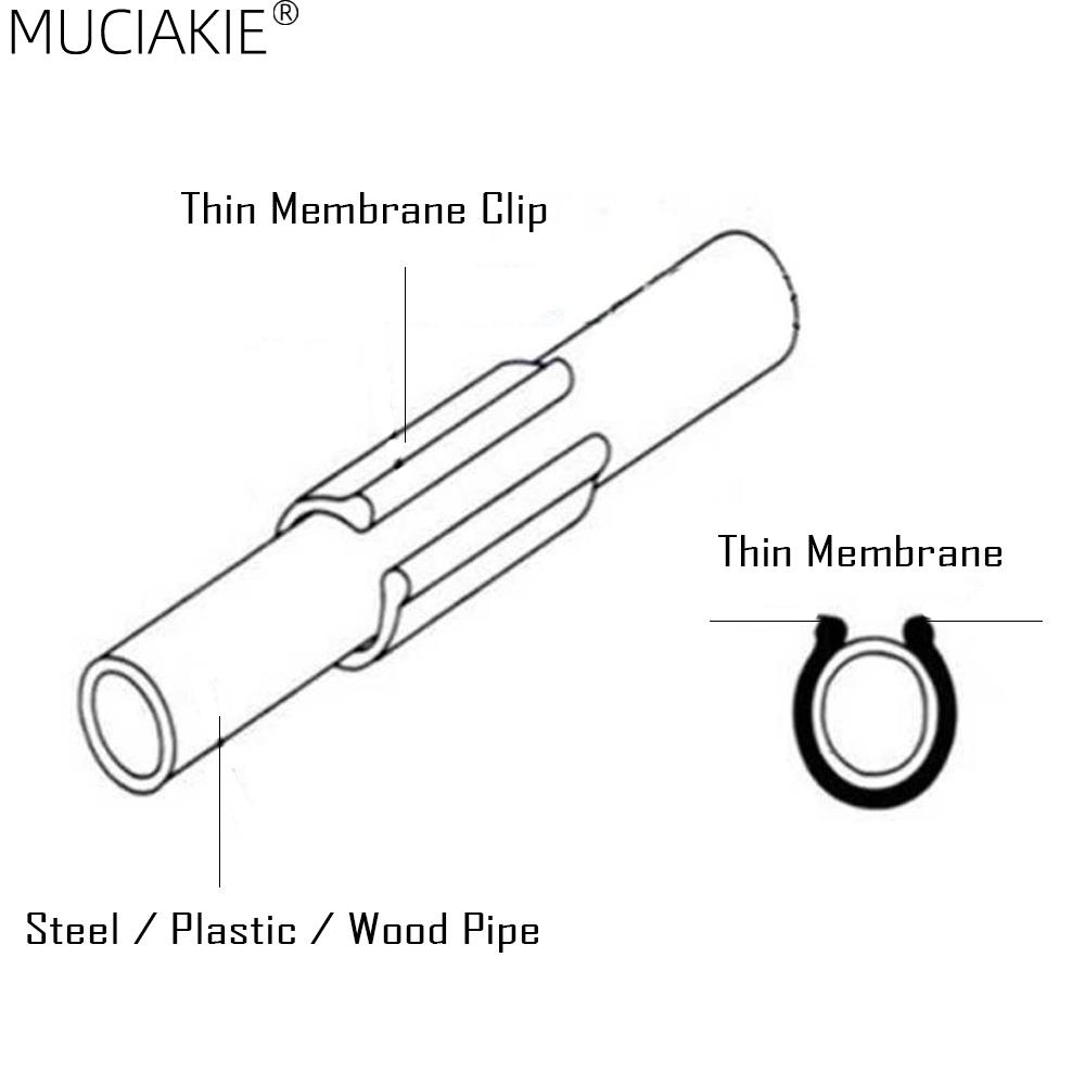 Clips de tubo para jardín y ed - Plastic Pipe Clip reseña y precio