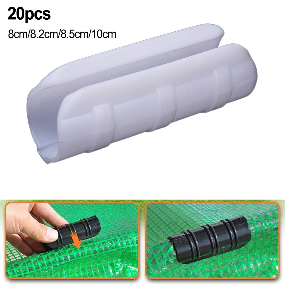 20 piezas marco de invernadero - Plastic Pipe Clip reseña y precio
